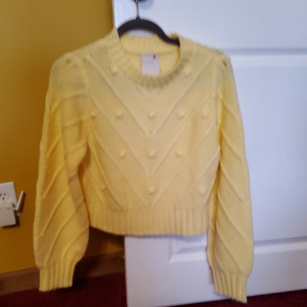 Yellow Knit Sweater